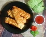 চিকেন স্ট্রিপস রোল। রেসিপির ধাপ 5 ছবি