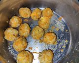 A picture of step 4 of Maggi peanut cracker in potato boat.