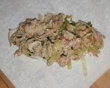 A picture of step 9 of Cheesy Chicken Spring Roll.