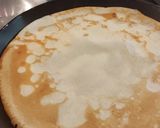 Une image de l'étape 2 de Crêpe soufflée au Grand Marnier.