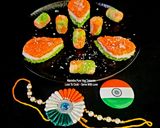 A picture of step 6 of Tricolor Milk Coconut Mithai - Tirangi Doodh Nariyal Mithai.