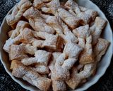 Chruściki pieczone krok przepisu 1 zdjęcie