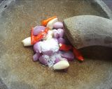 Foto langkah ke 4 dari resep Tumis Bunga Pepaya dan Kangkung Khas Manado.