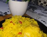 صورة لخطوة 2 من وصفة ارز بالخضر و الدجاج 🍗 هايل
