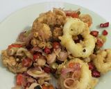 Foto langkah ke 10 dari resep Cumi Crispy Sambal Matah Bali.