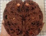 Foto langkah ke 24 dari resep Mix Peel Double Chocolate Sourdough Bread (Open Bake Method).
