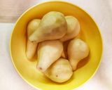 Őszi körtetorta dióval recept fázis 3 fotója