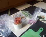 Foto langkah ke 2 dari resep Gulai Kemangi Tahu Telur.