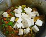 A picture of step 3 of Palak Paneer Pulao.