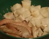 A picture of step 1 of Simmering Seafood Delight.
