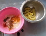 A picture of step 2 of Turmeric bajia# weekly jikoni challenge.
