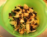 Foto del paso 6 de la receta Almuerzo de viernesss, salsa amarilla, sachettinis al formagio, caballa ahumada y ensarladittta