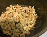 Foto del paso 4 de la receta: Arroz con salsa de crema y pollo