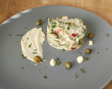 Foto del paso 11 de la receta: Ensalada de judías verdes y berenjena con mahonesa de sriracha