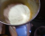 A picture of step 1 of Mango Besan Burfi.