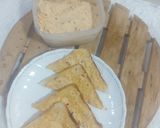 A picture of step 9 of Masala Chees spread.