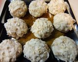 A picture of step 3 of Diet-Friendly Tofu & Ground Chicken Shumai.