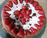 Foto del paso 3 de la receta: Torta de mousse de chocolate y frutillas