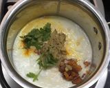 A picture of step 9 of BOILED POTATO CURRY SERVED WITH KADHI, PURI, AND KHEER.