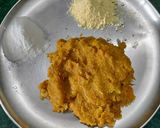 A picture of step 6 of Pumpkin flower cutlets.