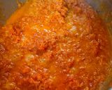A picture of step 3 of Gajar Ka Halwa with Khoya.