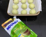 Foto langkah ke 6 dari resep Roti Kasur Kental Manis Matcha.