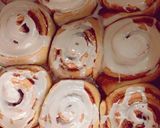 A picture of step 3 of Cinnamon rolls.