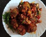 A picture of step 8 of Bitter gourd Masala.