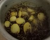 A picture of step 14 of Methi daal aloo.