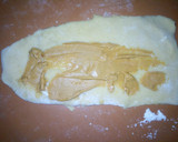 A picture of step 9 of Strawberry and peanut butter rolls.