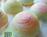 Foto langkah ke 8 dari resep Unicorn Rainbow Pastry Mooncake (Spiral Mooncake).