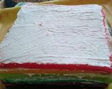 Foto langkah ke 6 dari resep Rainbow Cake.