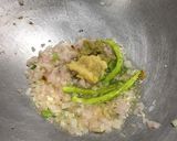 A picture of step 5 of Veg Hyderabadi Biryani with Boondi raita.