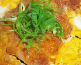 A picture of step 11 of Using Mentsuyu! Perfect Ratio for Katsudon and Oyakodon!.