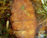 A picture of step 7 of Using Mentsuyu! Perfect Ratio for Katsudon and Oyakodon!.