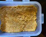 A picture of step 1 of Banana Matcha Cheesecake- No bake and Vegan.