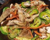 Foto del paso 3 de la receta: Vegetales de Viernes Santo en disco de arado 🔥