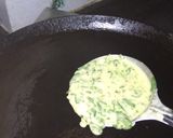 A picture of step 4 of Besan-Methi Chilla.