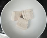 Foto langkah ke 1 dari resep Tofu otoshiage/bakwan tahu teri sayuran ala jepang.