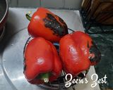 A picture of step 1 of Muhammara Dip.