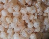 A picture of step 4 of Besan Gond Laddu.