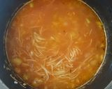 A picture of step 5 of Sopa de fideo.