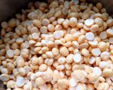 A picture of step 1 of Poornam kozhukkattai/ chana dal modak.