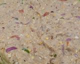 A picture of step 3 of Chapli kabab.