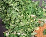 A picture of step 3 of Stuffed Bajri rotlo with spring onions and methi.