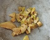 A picture of step 1 of Chikoo Shira [sapodilla].