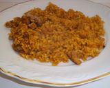 Foto del paso 9 de la receta Paella de sepia y atún con caldo concentrado de Santa Pola