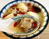 A picture of step 12 of Barley, Yam, and Pork Rib Soup.