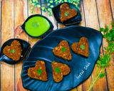 A picture of step 8 of Healthy Heart-Shaped Soya Tikki High-Protein Starter.