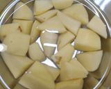 A picture of step 1 of Sem Aloo with Kalonji Seeds.